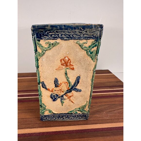 Antique Chinese Han/Tang-style Sancai glazed stoneware planter, also kown as a j - Picture 2 of 10